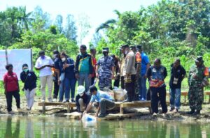 Wujudkan Kampung Budidaya, Nawaripi Taburi Bibit Ikan Air Tawar
