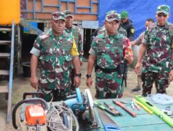 KODIM 1710/MIMIKA|TERIMA  KUNJUNGAN TIM WASEV TINJAU GIAT TMMD-114.