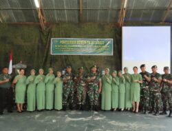 Personil TNI,PNS dan Persit Kodim 1710/Mimika Terima Penyuluhan Hukum Dari Kumdam XVII/Cenderawasih