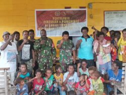 Satgas Tmmd Mimika Berikan Penyuluhan Pertanian Kepada Warga Kampung APURI