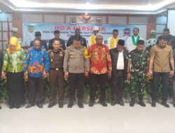 AGAR SITUASI KAMTIBMAS DI WILAYAH TETAP KONDUSIF, DANDIM 1710/MIMIKA HADIRI KEGIATAN DOA BERSAMA