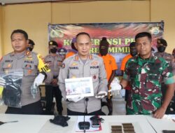 Polisi Kembali Amankan Tersangka Penyuplai Senjata dan Amunisi KKB di Timika, Papua