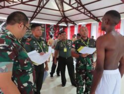 43 CASIS SECATA PK GEL II TA 2022 SUBPANDASUS MIMIKA LAKSANAKAN SIDANG PARADE