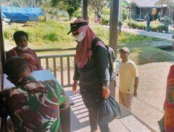BABINSA KORAMIL 1710-06/AGIMUGA| DAMPINGI TIM PENINJAU PENATAAN KAMPUNG PERSIAPAN