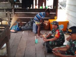 Koramil 1710-01/Kokonao Jalankan Program Babinsa Masuk Dapur