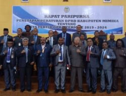DPRD Mimika_ Rapat Paripurna Penetapan Peraturan Dewan 2019/2024