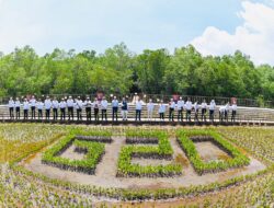 Presiden dan Para Pemimpin Negara G20 Tanam Pohon Mangrove di Tahura