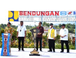 Presiden Jokowi Resmikan Bendungan Kuwil Kawangkoan di Kabupaten Minahasa Utara