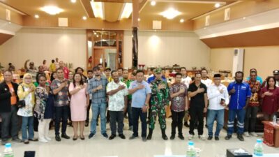 KPU Mimika Sosialisasi PKPU Dapil dan Alokasi Kursi Kepada Parpol Peserta Pemilu