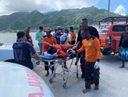 Sempat Hilang 6 ABK Km.Faridah Indah, Berhasil Dievakuasi Tim SAR Gabungan.