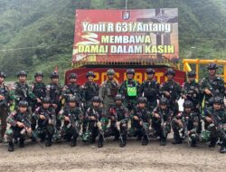 Dansatgas Yonif R 631/Atg Laksanakan Kunjungan ke Pos Banti