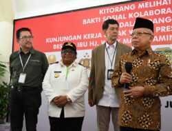Wapres Tinjau Bakti Sosial Kolaborasi PPAD, Pemerintah Daerah dan PT.FI.