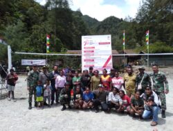 Meriahkan HUT ke-78 RI Satgas Yonif R 631/ATG Gelar Perlombaan 17-an di Pedalaman Papua