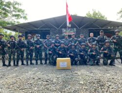 Nekat Lalui Area Red Zone Danpussenif Letjen TNI Dr. Anton Nugroho Temui Pasukan Antang Di Papua Tengah.