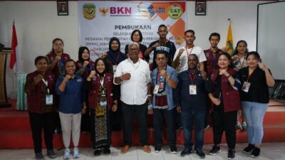 Wabup John Rettob Pantau Ujian CAT Tenaga PPPK  Kesehatan Dan Guru.