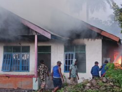 Api Berasal Dari Dapur,Satu Rumah Di Timika Indah Terbakar.