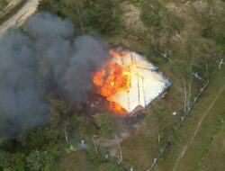 Empat Rumah Warga Di Intan Jaya,Dibakar Oleh Kelompok Kriminal Bersenjata (KKB)
