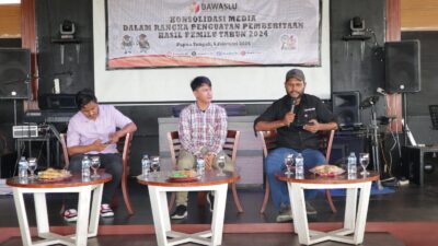 Bawaslu RI Sosialisasi Penguatan Pemberitaan Bersama Awak Media Dan Jurnalis Timika