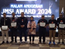 JMSI Papua Tengah Raih Silver Award Pada Malam Penganugerah JMSI 2024