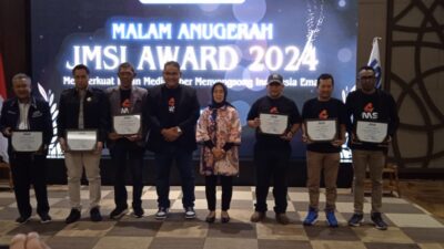 JMSI Papua Tengah Raih Silver Award Pada Malam Penganugerah JMSI 2024