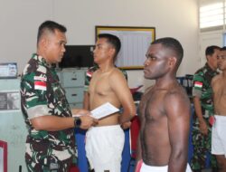 Danlanud Timika Pimpin Pantukhirda Casis Tamtama PK TNI AU Gelombang I Tahun 2024