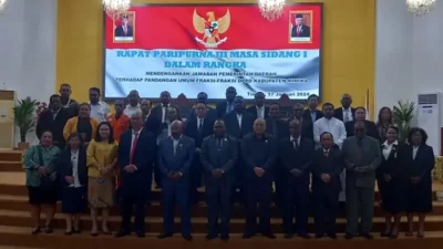 Paripurna III,Jawaban Pemerintah Atas Pandangan Umum Franksi-Fraksi DPRD Mimika Terhadap RAPBD TA.2024