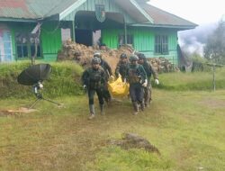 Aparat Keamanan TNI Polri, Berhasil Evakuasi Warga Sipil&nbsp; Meninggal Dunia Pasca Serangan OPM