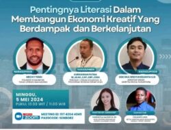Maritim Muda Prov.Papua Tengah lakukan Seminar Pentinganya Literasi Ekonomi Kreatif