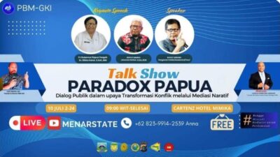 Talk Show Paradox Papua,”Upaya Transformasi Konflik Melalui Mediasi Naratif”