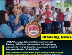 JOEL Resmikan Posko Pemenangan Kerukunan Raja Ampat Timika,”Kami Komitmen Bersama JOEL”
