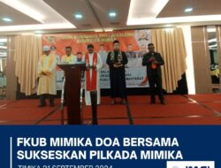 FKUB Mimika Doa Bersama Sukseskan Pilkada Tahun 2024