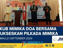 PARADE FOTO Doa Bersama FKUB Mimika Sukses Pilkada Tahun 2024