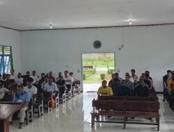WBP Lapas Timika Mendapat Kunjungan Ibadah dari Yayasan Jaringan Pria Kristen Papua Timika.