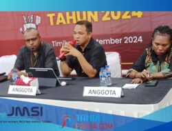 KPU Mimkka Menetapkan Tiga Pasangan Calon Bertarung Pada Pilkada Mimika