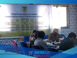 Pemkab Mimika Lakukan Seminar Pendahuluan DOB Baru Kabupaten Mimika Tahun 2024