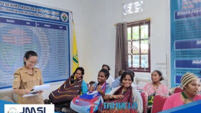 PARADE FOTO: Kegiatan Penilaian Posyandu Kanguru Distrik Kuala Kencana Kampung Utikin 1