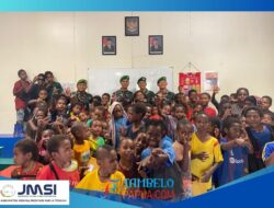 Menumbuhkan Semangat Belajar Satgas Yonif 611/AWL,Belajar Bersama Anak Anak Kampung Waa Banti