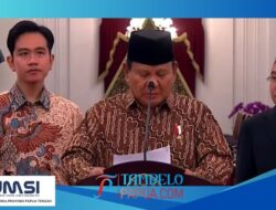 Prabowo Gibran Umumkan 53 Nama Masuk Jajaran Kabinet Merah Putih Periode 2024/2029