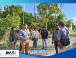 KPU Mimika Lakukan Monitoring Titik Kordinat Di Kelurahan Wanagon