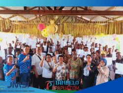Jelang HUT Kabupaten Mimika, Disdukcapil Lakukan Nikah Massal GRATIS 94 Pasutri Di Kampung Amamapare