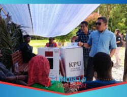 KPU Papua Tengah Monitoring Proses Pencoblosan Di Mimika