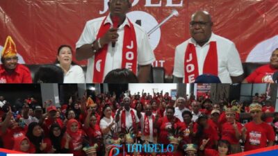 2000 Warga Amor SP3 Siap Menang JOEL Jadi Bupati Mimika