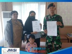 HUT Kavaleri ke-75, Denkav 3/SC dan Dukcapil Mimika Bantu Program Pembuatan Akta Kelahiran