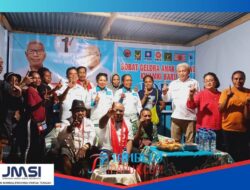 Posko Relawan Sobat Gelora Diresmikan,Firska Lokobal Kami Sayang Mimika Pilih Joel
