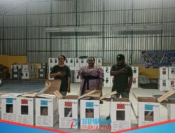 Ketua KPU Papua Tengah Tinjau Gedung Logistik di Nabire, Ada PSU 4 TPS yang ada di Nabire