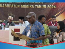 Suara dari Kokonau di Pleno KPU Mimika: JOEL dan Wandik-Giay Unggul Jauh, Nilainya …