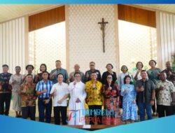 Kasdam Cenderawasih Sampaikan Rasa Syukur Dan Apresiasi Usai Ibadah Minggu Di Paroki Santo Fransiskus Asisi Jayapura