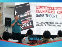 Ketua Umum Jaringan Media Siber Indonesia (JMSI) Meluncurkan Buku Terbaru Berjudul “Reunifikasi Korea: Game Theory”