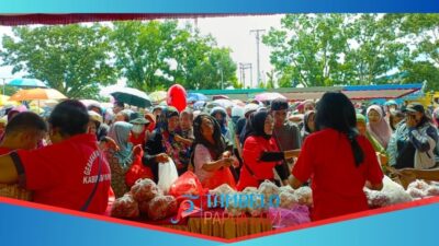 Alokasi Anggaran 1,7 Miliard, Dinas Ketahanan Pangan Mimika Lakukan Pasar Murah