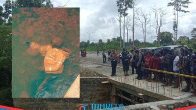 Jasad Pria Di Temukan Warga Mengapung, Di Sungai Dekat Bundara Cenderawasih